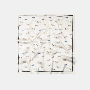 Écharpes D'Été Pour Femmes En Polyester, Motif Chaton Mignon, Collection Romantique h5 