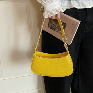 Sacs À Bandoulière Pour Femmes En Pu De Couleur Unie h5 Image2