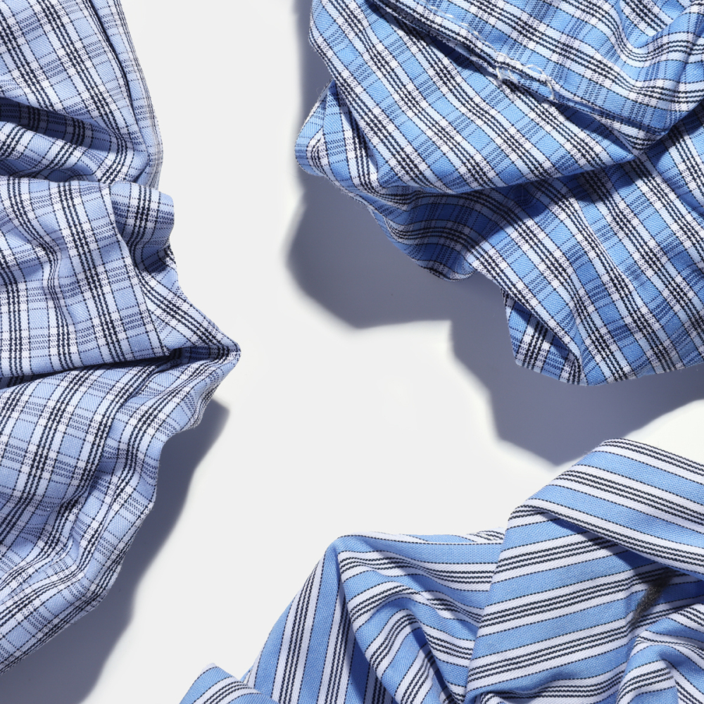 Chouchous Ronds À Carreaux Simples En Polyester Pour Femmes, Collection Simple Series Image3