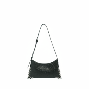 Sacs Bandoulière Femme En Pu À Rivets De Couleur Unie h5 Image2
