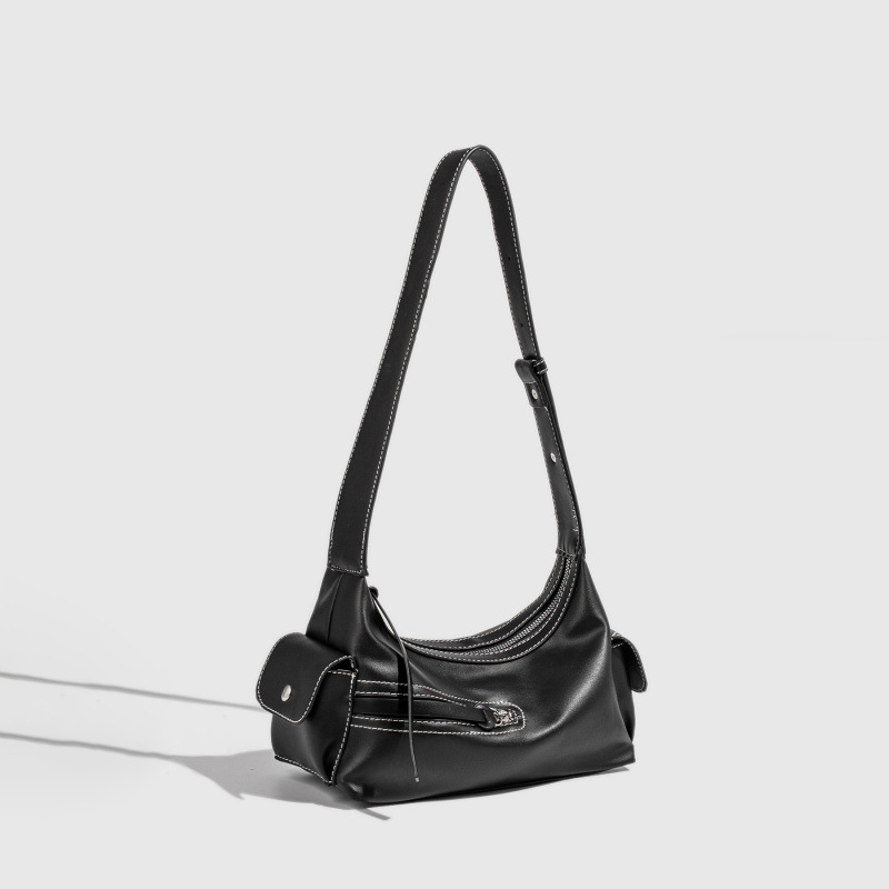 Sac Bandoulière Femme Style Punk Simple À Rivets En Pu (1 Pièce)