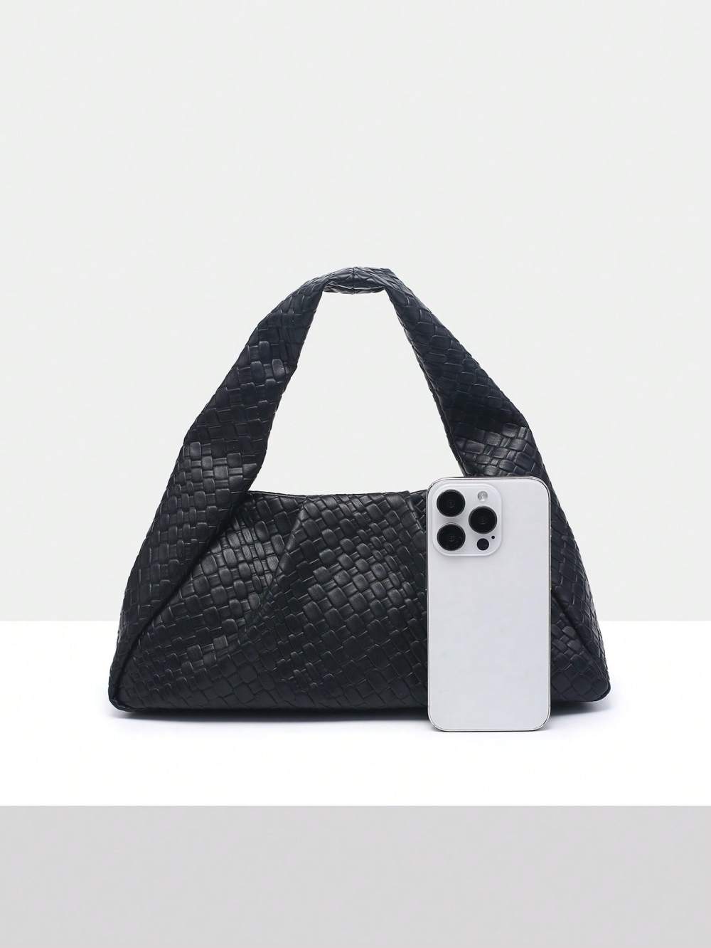 Sacs À Main Femme Simple Series Casual En Pu Tissé 