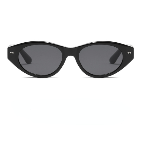 Lunettes de soleil pour femmes Simple Series Retro à dégradé de couleurs mixtes