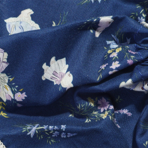 Chouchous Pour Femmes En Polyester, Forme Irrégulière, Motif Fleur Douce, Collection Luxe h5 Image4