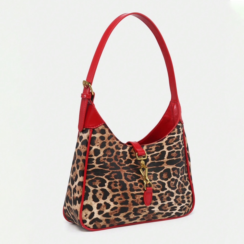 Sacs À Bandoulière Femme Simple Series Retro Leopard Print Pu Image3