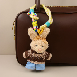 Porte-Clés Pour Sac Femme En Forme De Lapin Mignon De Dessin Animé, Collection Simple h5 