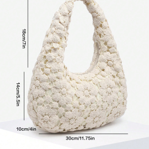 Sacs À Bandoulière Pour Femmes De La Collection Romantique « Vacances En Pu Tissé ». h5 Image5