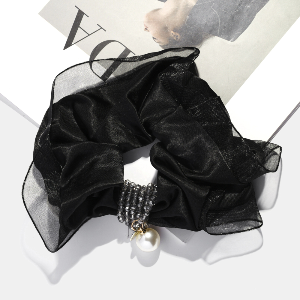 Chouchous Pour Femmes En Polyester Uni, Collection Simple Series Image2