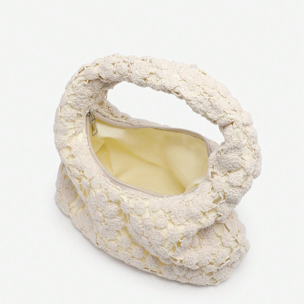 Sacs À Bandoulière Pour Femmes De La Collection Romantique « Vacances En Pu Tissé ». Image3