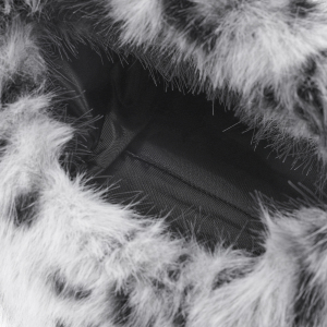 Sac À Main Femme Luxueux Et Décontracté À Imprimé Léopard En Fourrure (1 Pièce) h5 Image3