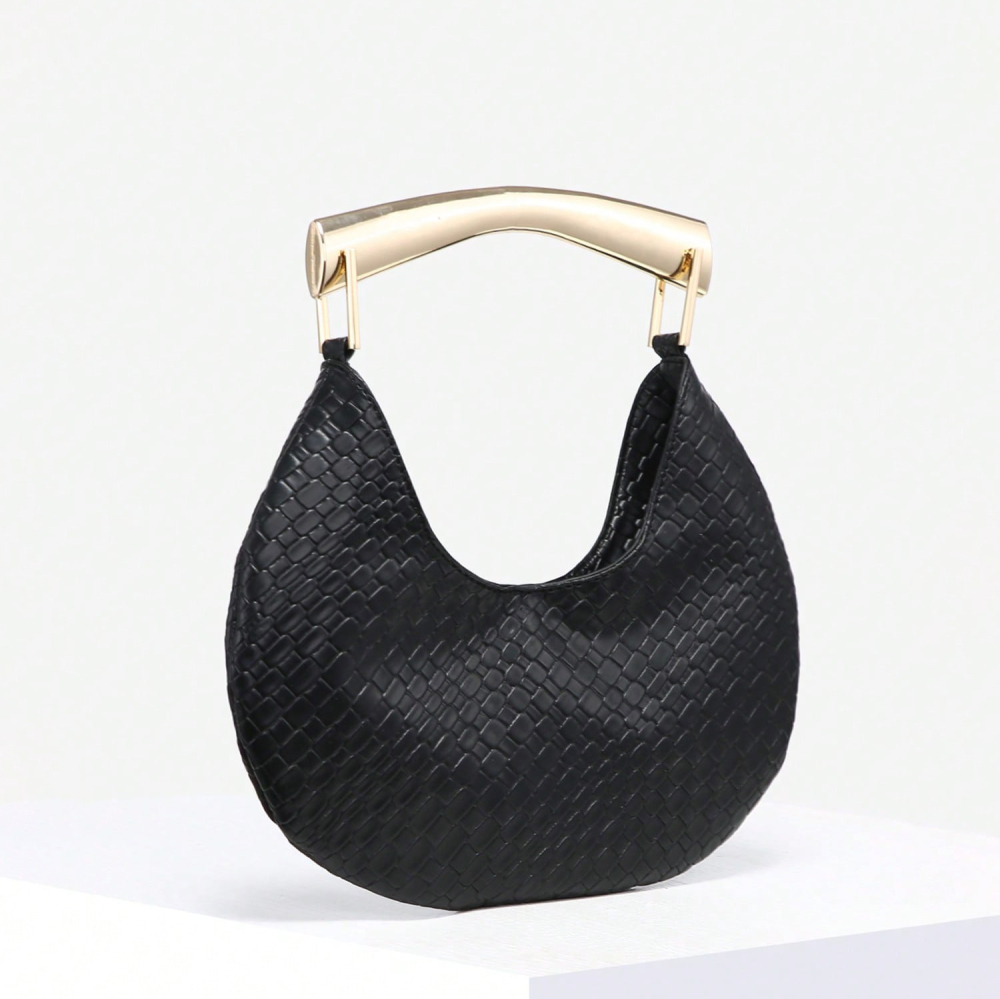 Sacs À Main Femme Simple Series Retro En Pu Tissé h5Image2
