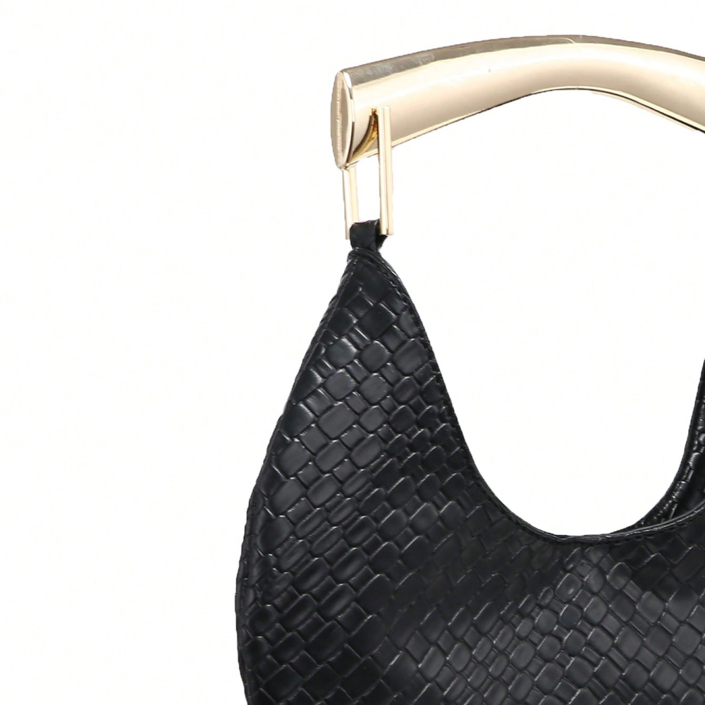 Sacs À Main Femme Simple Series Retro En Pu Tissé h5Image3