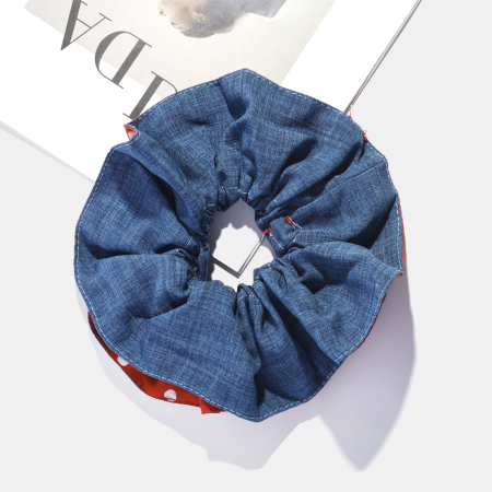 Chouchous pour femmes en polyester à pois de la série Luxurious 2