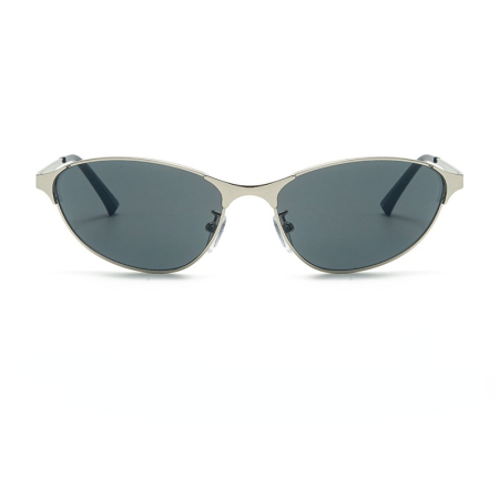 Lunettes de soleil femme de la série Luxueuse, style rétro, couleur unie