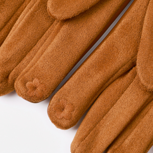1 Paire De Gants Simples Et Élégants En Pu De Couleur Unie Pour Femme h5 Image3