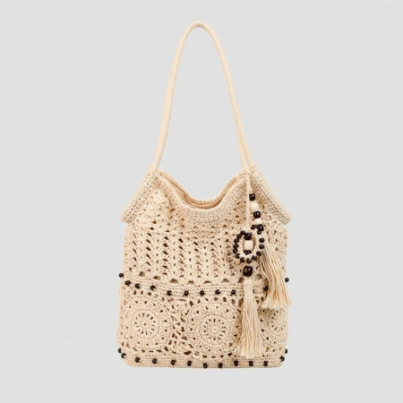 Sacs de plage pour femmes au crochet faits main et tendance