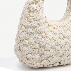 Sacs À Bandoulière Pour Femmes De La Collection Romantique « Vacances En Pu Tissé ». h5 Image4