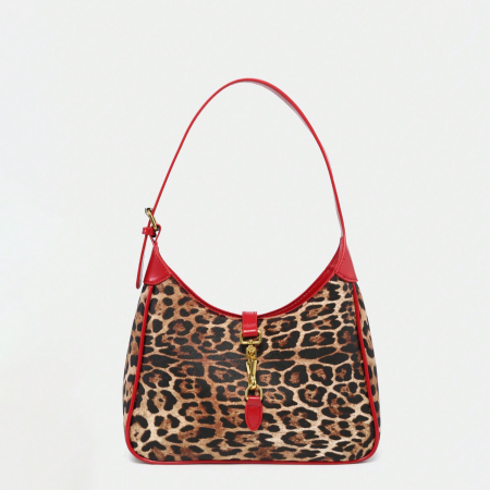 Sacs À Bandoulière Femme Simple Series Retro Leopard Print Pu