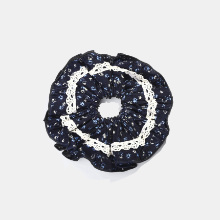 Chouchous pour femmes en polyester, forme irrégulière, motif floral rétro, collection classique 2