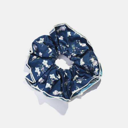 Chouchous pour femmes en polyester, forme irrégulière, motif fleur douce, collection Luxe