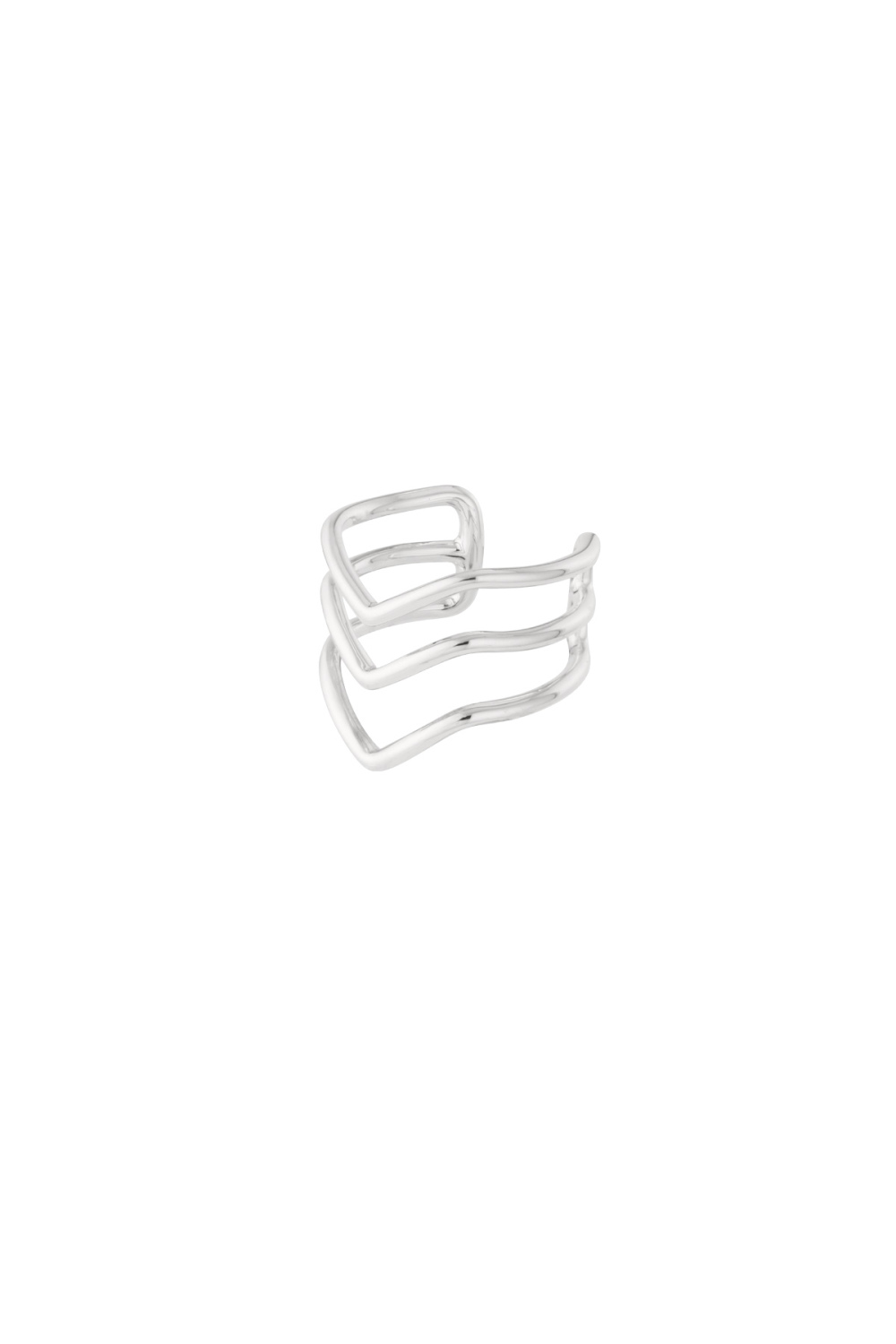 Boucles D'Oreilles Géométriques En Cuivre Au Quotidien Image3