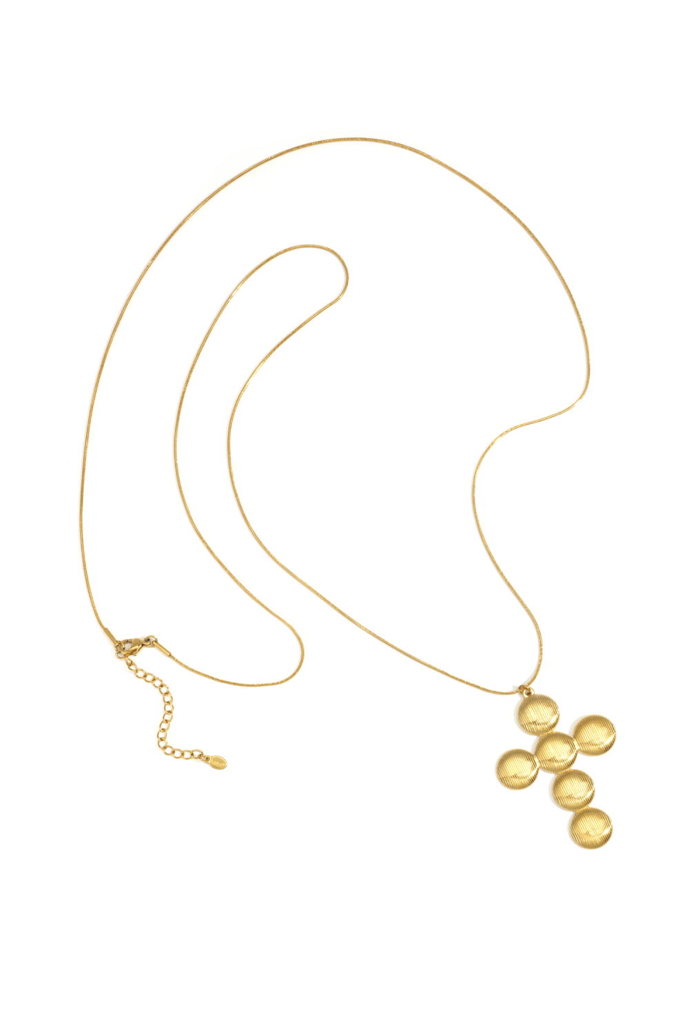Colliers Pendentifs En Acier Inoxydable Croix Casual Daily Simple Series Bijoux Pour Femmes 