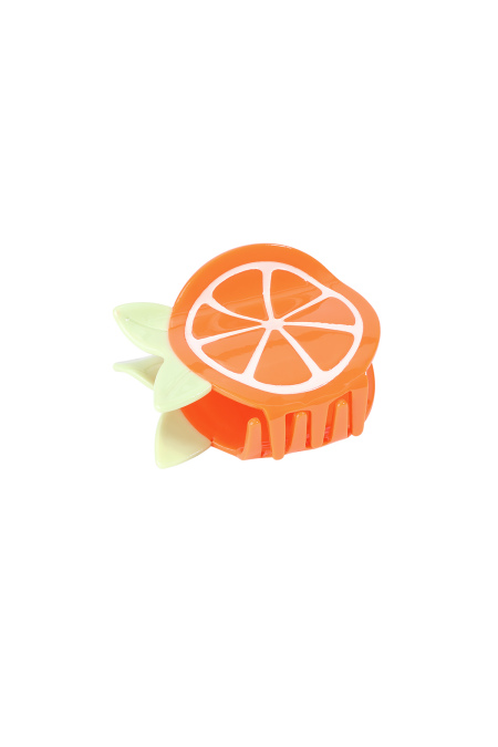 Pince à cheveux orange