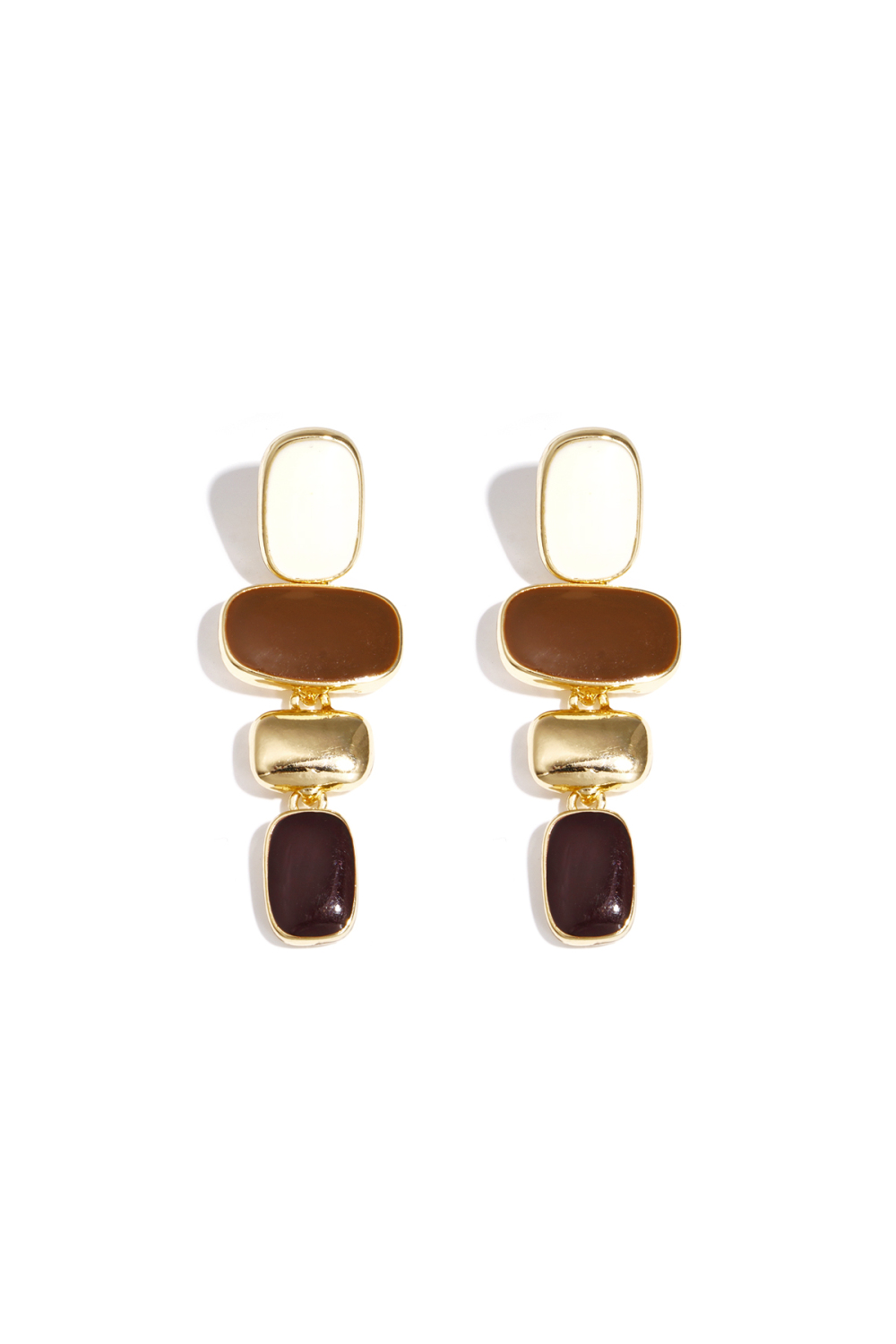 Boucles D'Oreilles Pendantes En Alliage, Forme Irrégulière, Collection Classique Du Quotidien, Bijoux Pour Femmes 