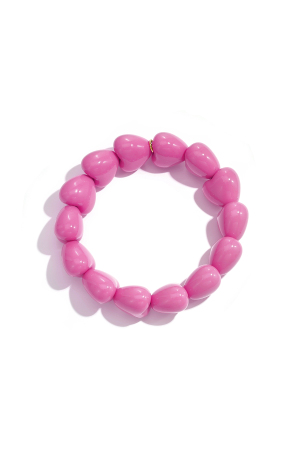 Bracelet En Forme De Petit Cœur À 14 Perles h5 Image2