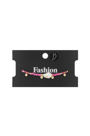 Bracelet De Cheville Fun Fair Blanc Cuivré h5 Image6