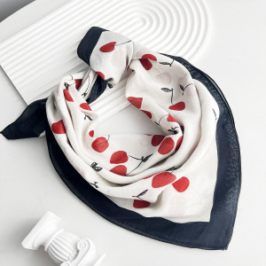 Écharpes D'Été Pour Femmes En Coton À Motif De Fruits Sucrés h5 Image3