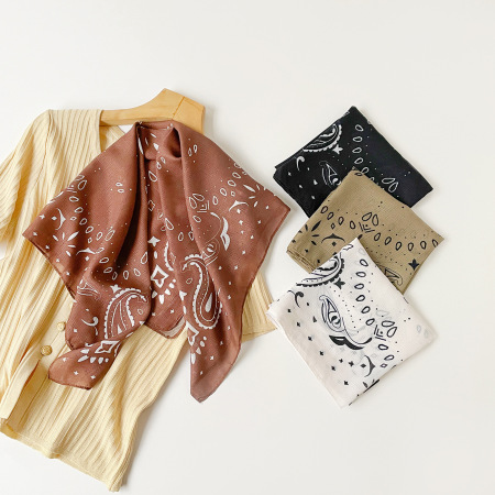 Écharpes d'été pour femmes en polyester à motif cachemire rétro
