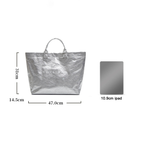 Sac Fourre-Tout Transparent À Motif De Lettres, Style Bureau, Pour Femme h5 Image3