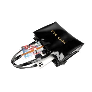 Sac Fourre-Tout Femme En Pvc À Motif Lettres Style Bureau h5 Image7