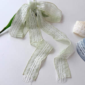 Écharpes D'Été Pour Femmes En Polyester À Fleurs Douces De La Série Simple h5 Image3