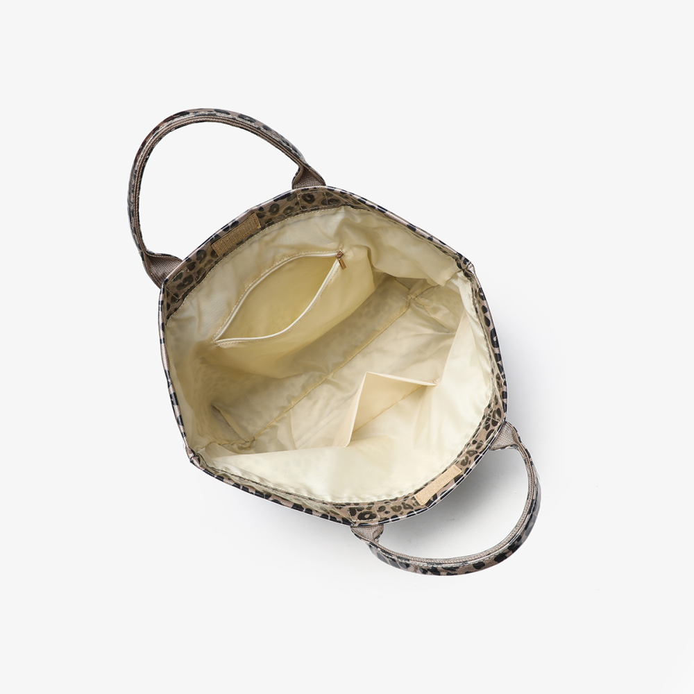 Sac Cabas Femme En Pvc Imprimé Léopard Style Streetwear h5Image4