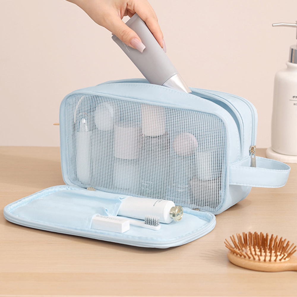 Trousses De Maquillage Imperméables Pour Femmes, Gamme Simple Series, Couleur Unie. Image3