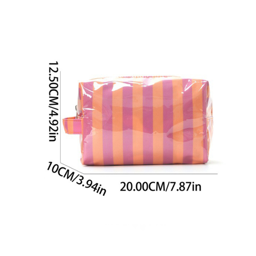 Trousses À Maquillage Pour Femmes En Pvc À Pois Multicolores h5Image3