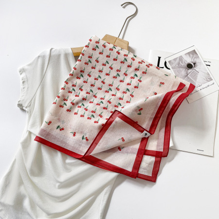 Écharpes D'Été Pour Femmes En Coton Sweet Cherry De La Collection Romantic 2