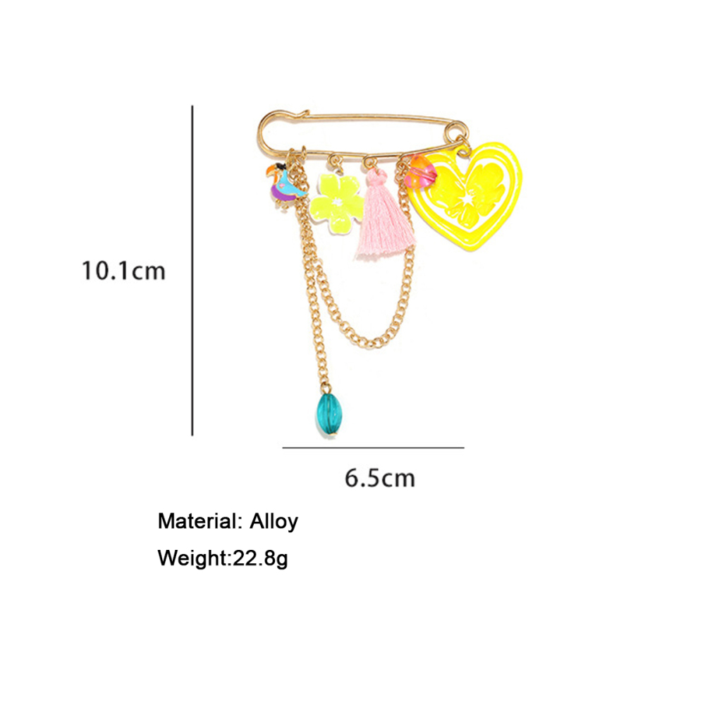 Broches En Alliage Sweet Heart De La Série Romantique 