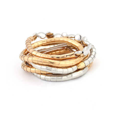 Ensembles De Bracelets Luxueux Pour Femmes, En Fil Uni Couleur Or Ccb