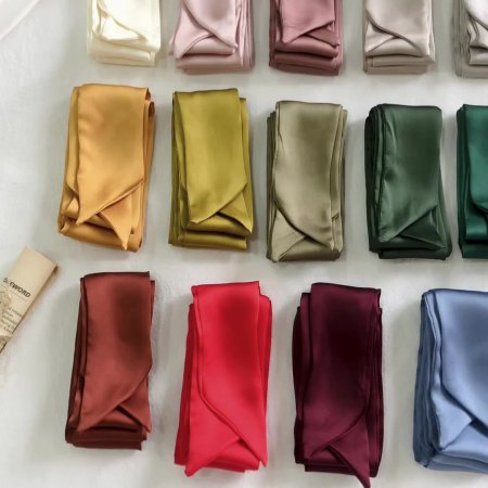 Bandana classique en polyester de couleur unie pour femme, 1 pièce