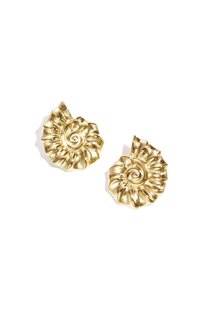 Boucles D'Oreilles Pendantes En Forme De Coquillage Spirale h5 