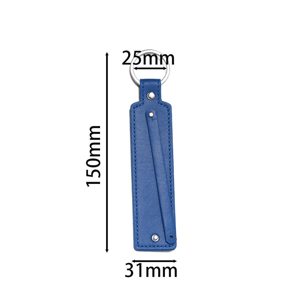Porte-Clés Coloré En Pu À Faire Soi-Même (Couleur Unie) Image6