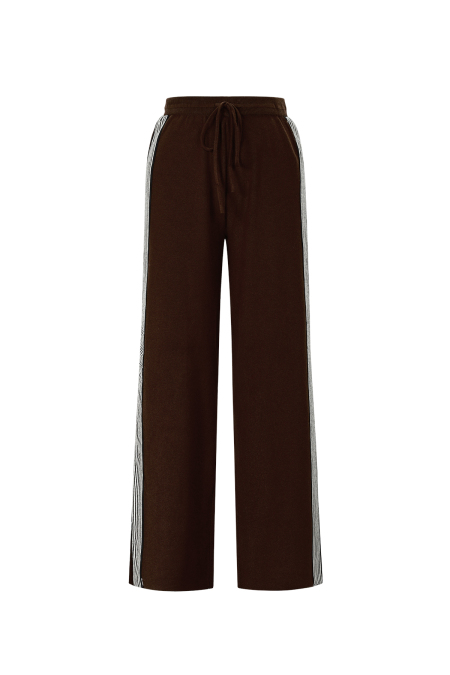 pantalon tricoté à rayures 2