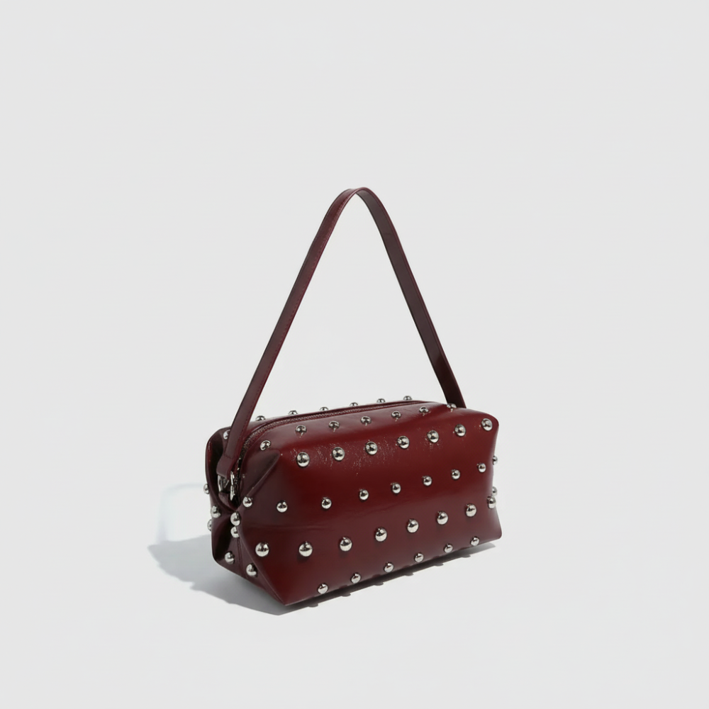 Sac Bandoulière Femme 1 Pièce, Collection Punk Rivet Pu Image2