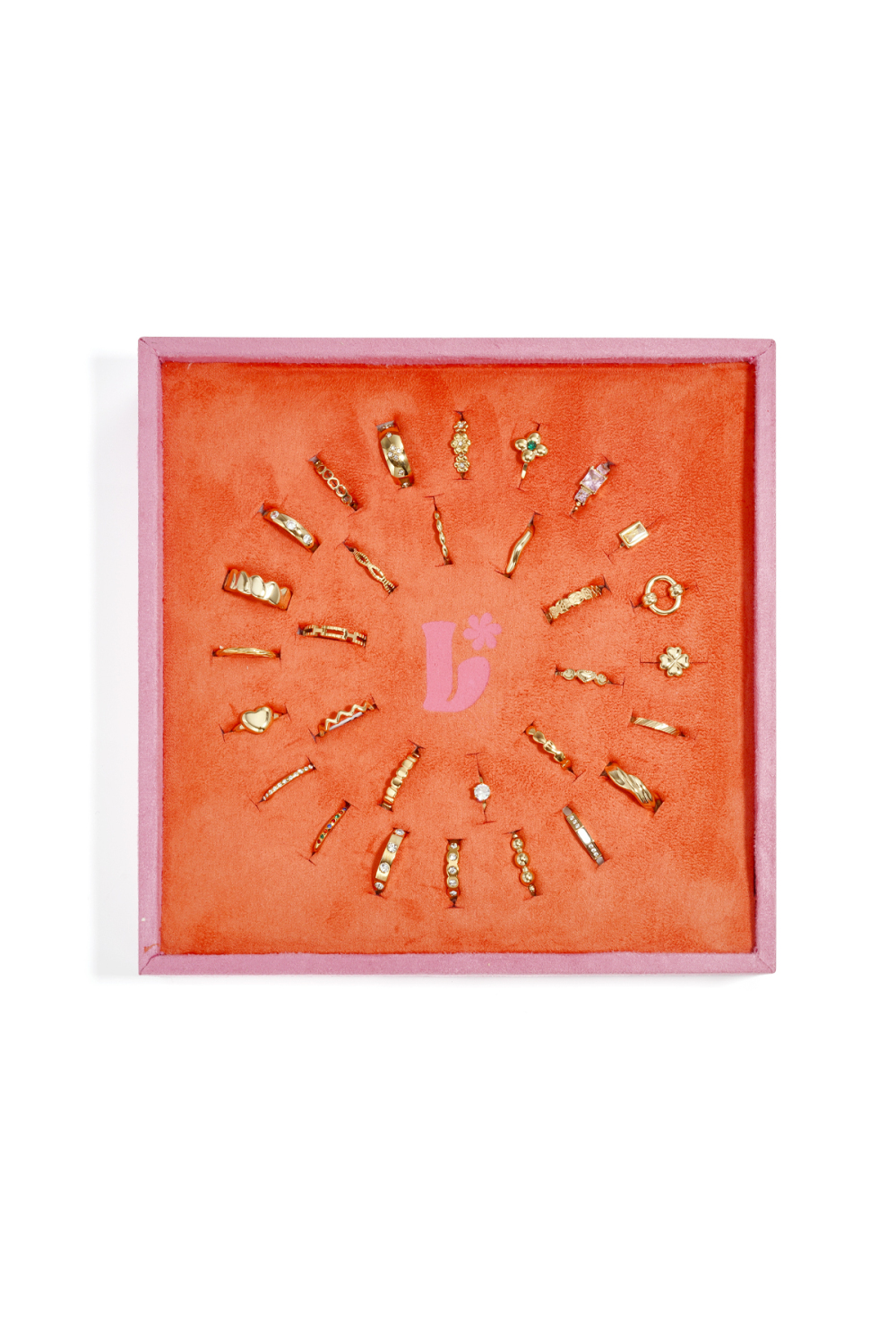 Coffret De Présentation De Bagues En Acier Inoxydable Lilli June 