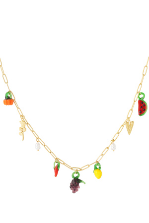 Collier À Breloques Végétales h5 