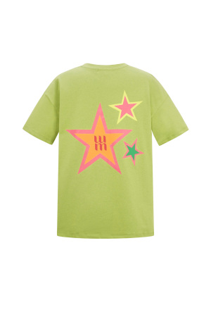 Coton T-Shirt Femme Casual Broderie Étoile h5 Image6