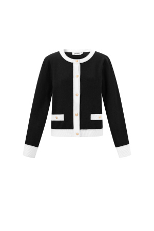 Pull En Polyester Tricoté Femme Style Décontracté Contraste De Couleurs h5 